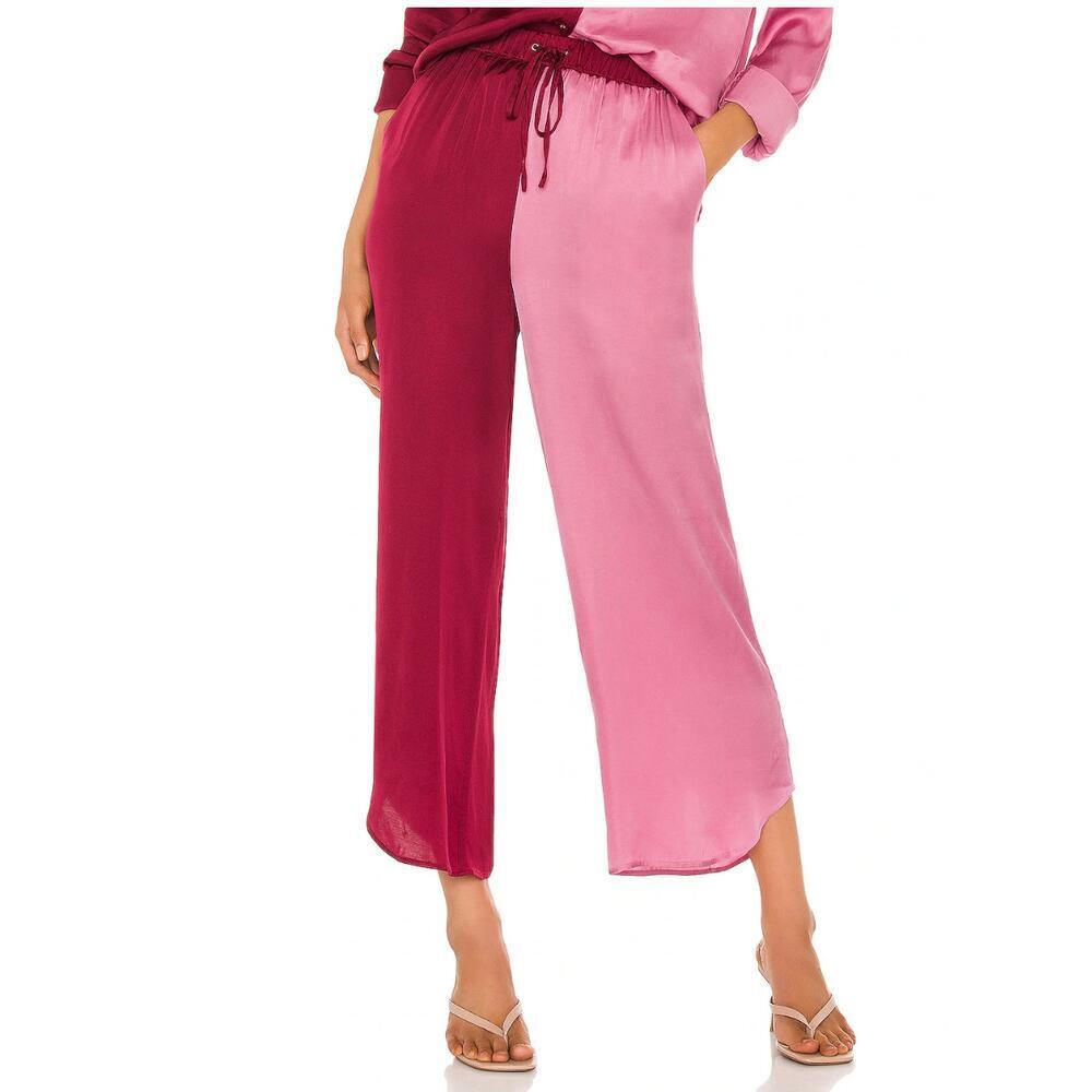 Lovers + Friends Pajama Cropped Pant Size Small